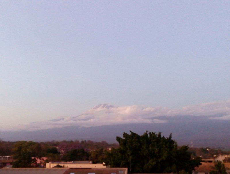A Kilimandzsáró Moshi városából